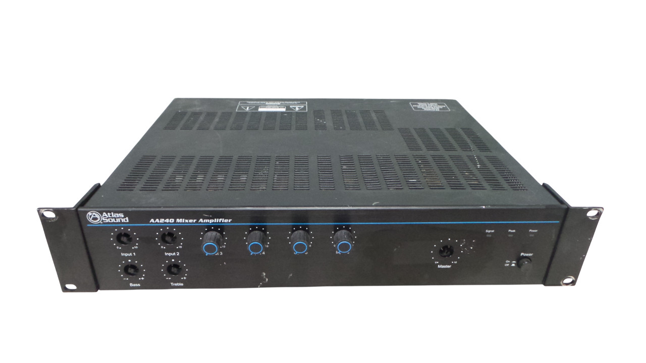 Atlas Sound  AA240 240-Watt Series  Mixer Amplifier - Free Shipping
