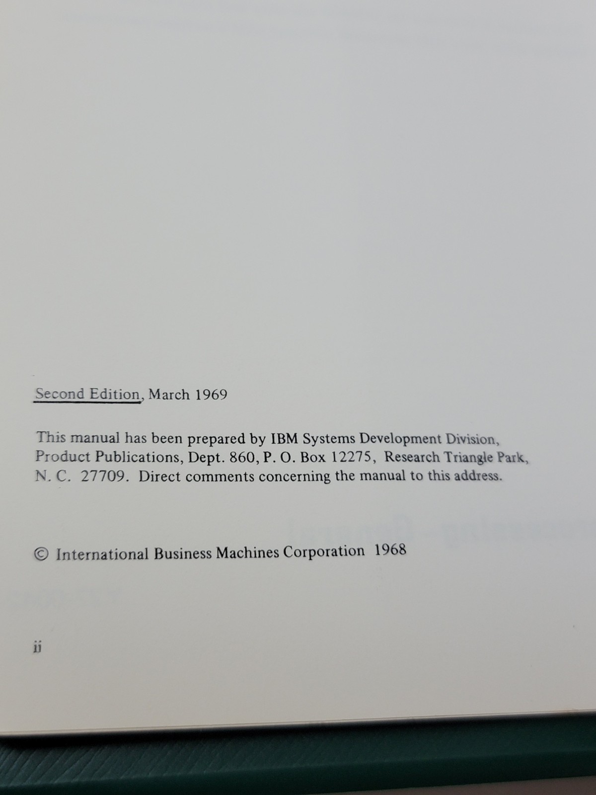 1969 IBM Field Engineering Manual Employee Handbook