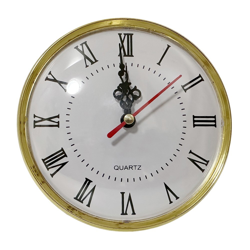 DIY Clock Project? Try our Roman Numeral Quartz Clock Insert Gold/Silver