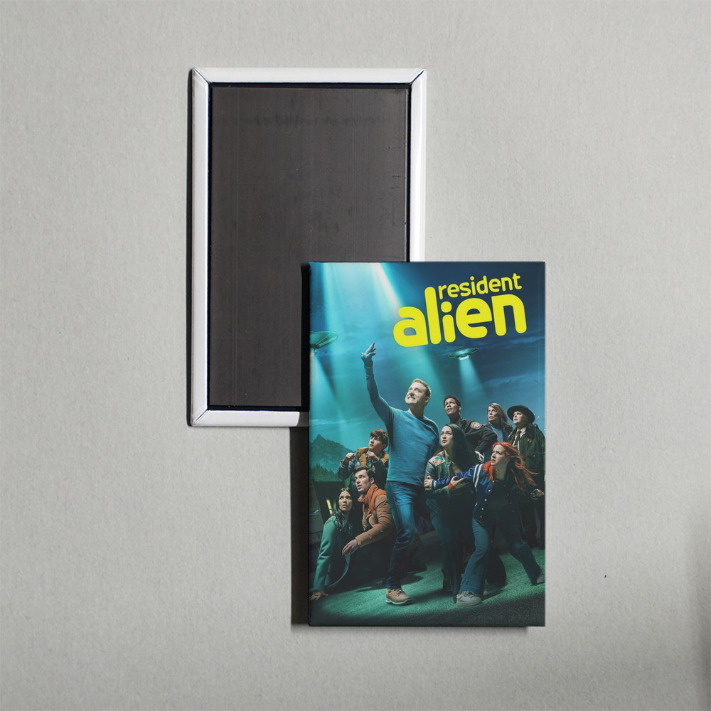 Resident Alien Mini TV Show Poster Fridge Locker Magnet