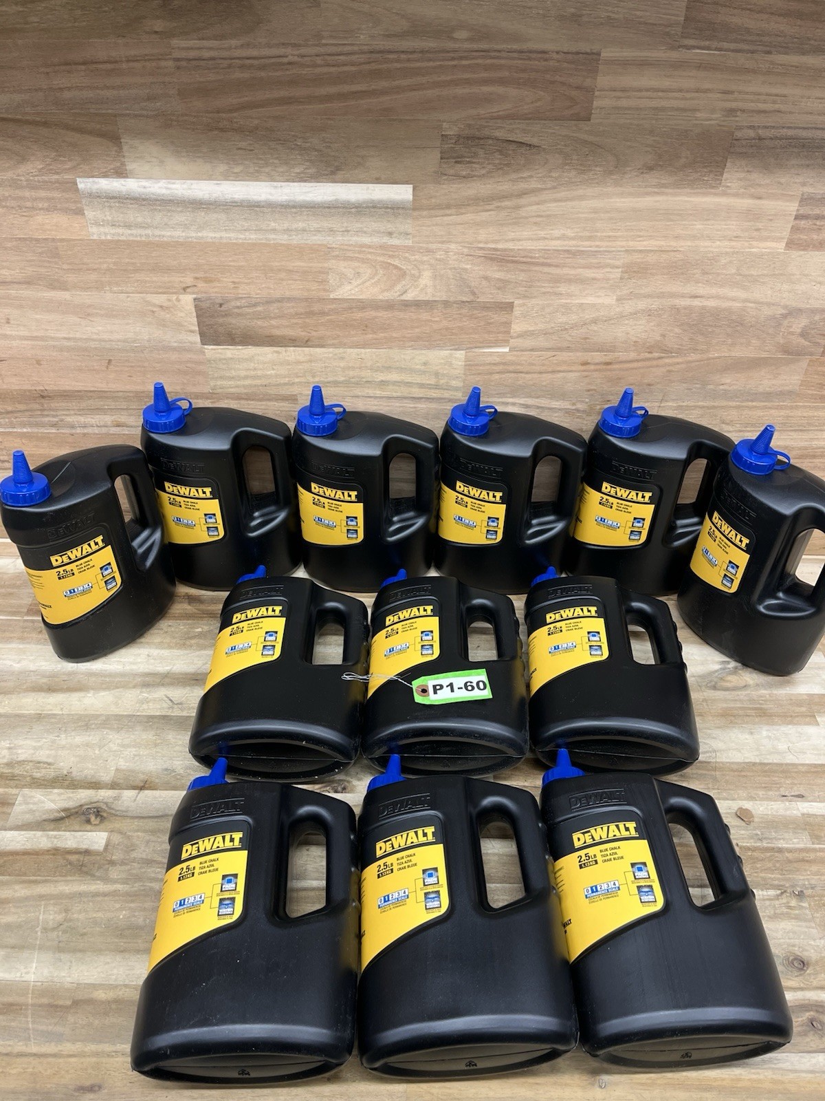 LOT OF 12 DeWalt 2.5 lbs. Blue Chalk Reel DWHT47058 (P1-60)