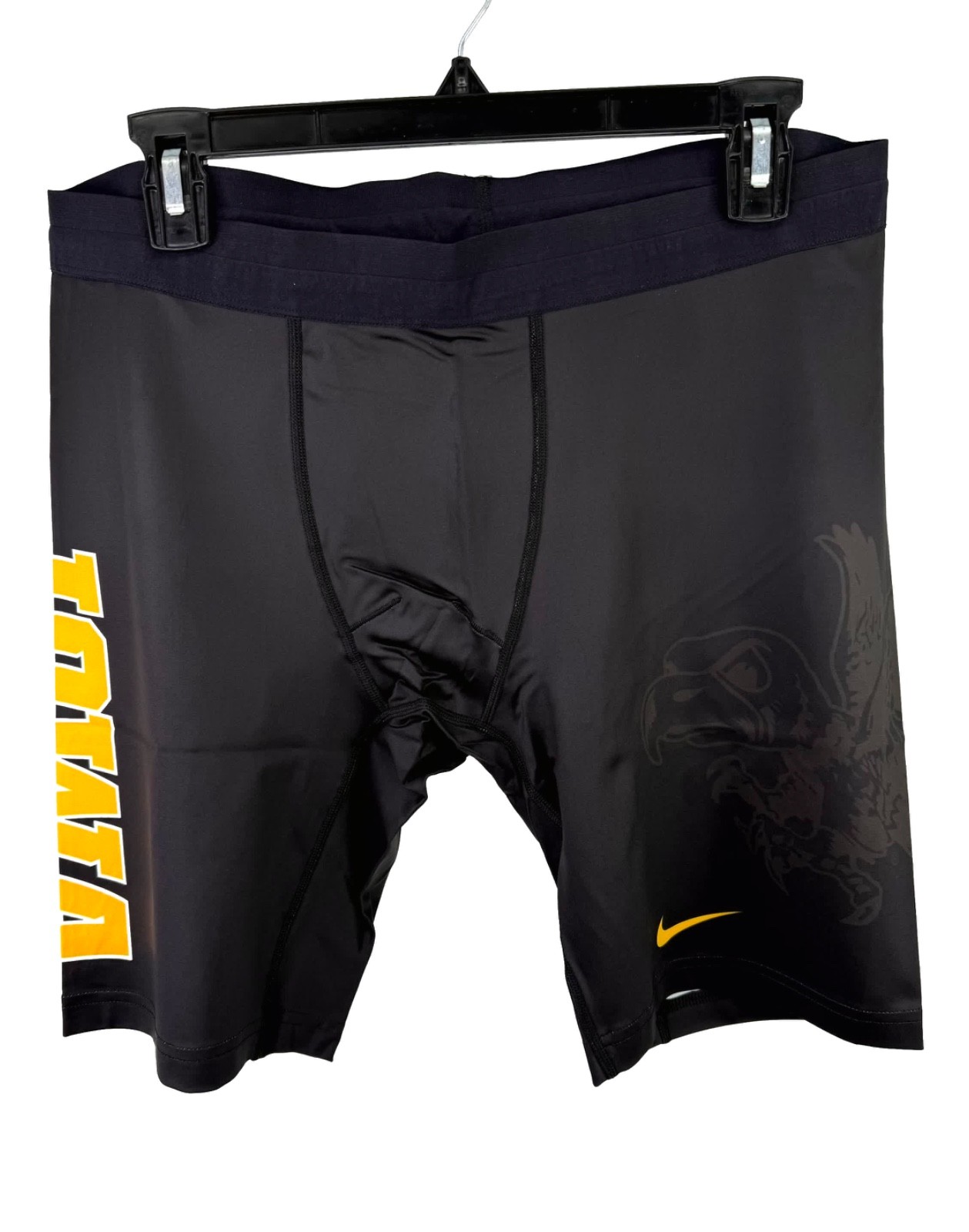 Nike Mens Compression Iowa Hawkeyes Wrestling Shorts NEW Many Sizes