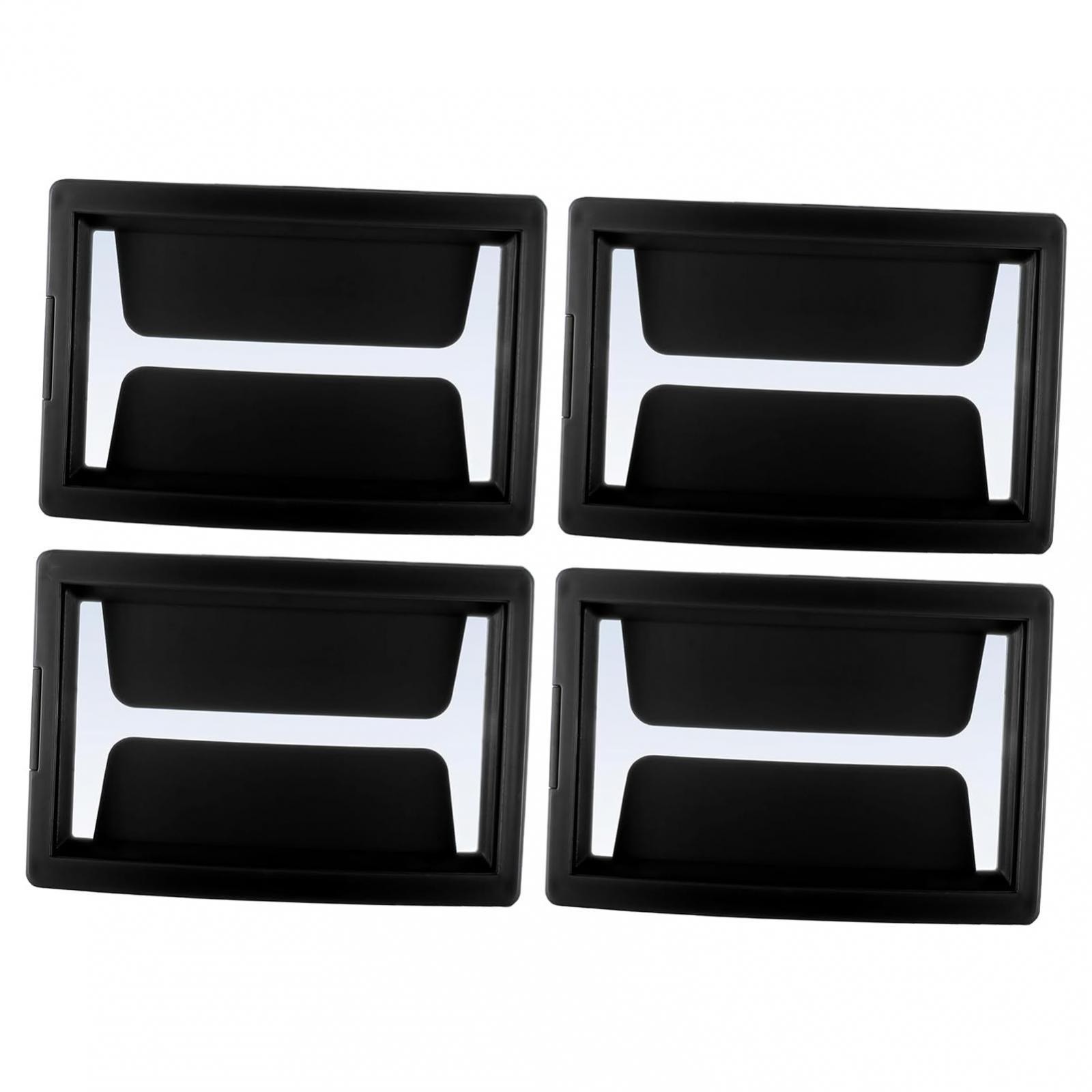 4Pcs Ski Goggle Pass Holders Easy to Use Skiers Ski Passes Protection Clamp