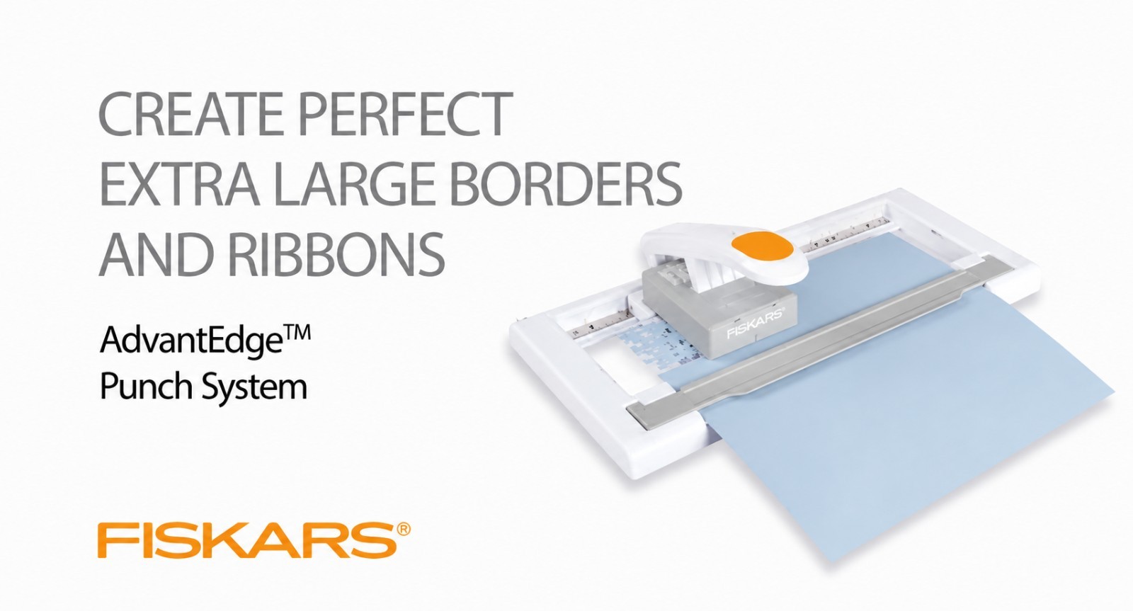 Fiskars AdvantEdge Punch System EL Borders Ribbons Scrapbook starter kit