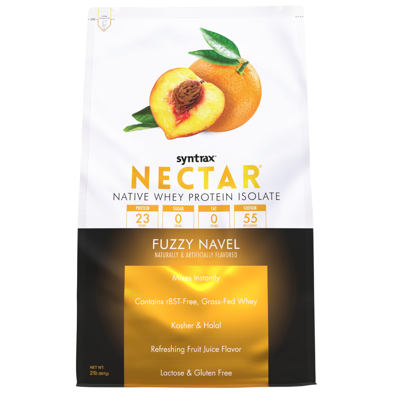 Syntrax Nectar 2lb Protein Powder - Fuzzy Navel