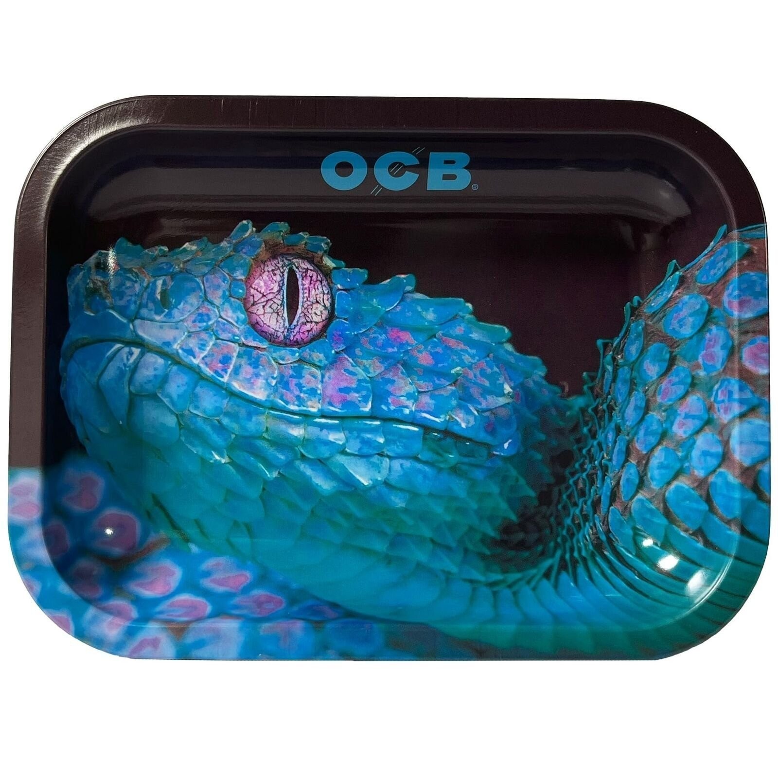 OCB Premium Metal Rolling Tray - Small Viper
