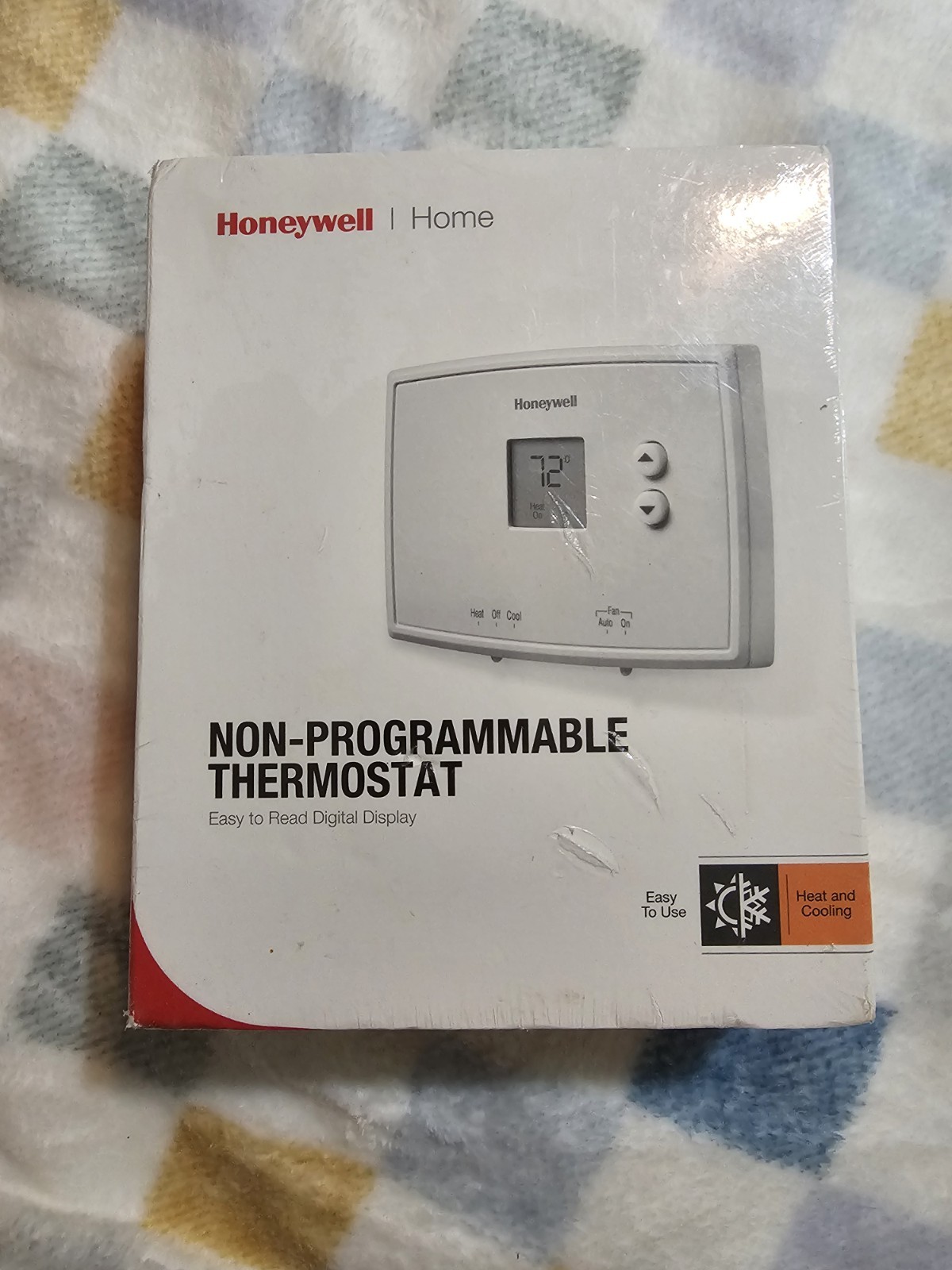 Honeywell digital non programmable thermostat  white NEW and sealed