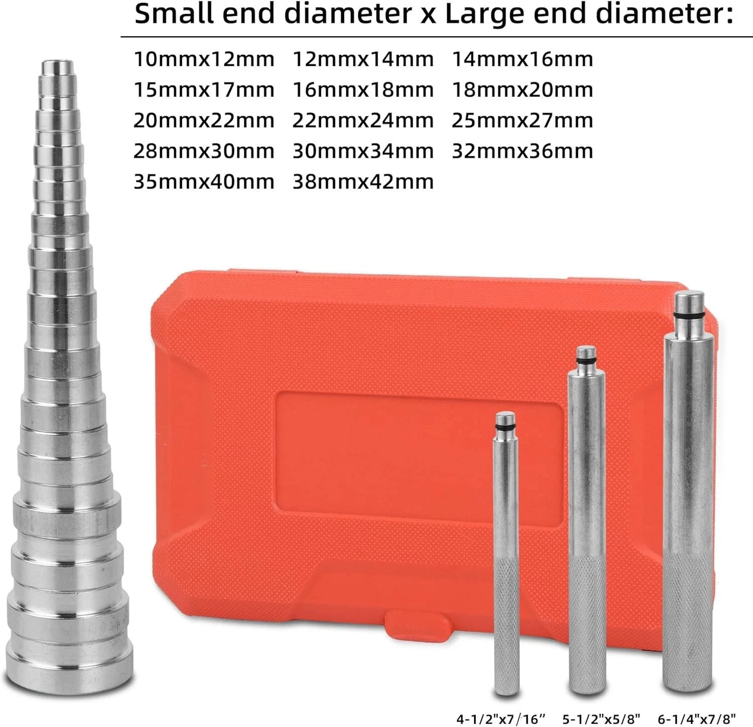 Bushing Seal Installer Remover Bearing Race Set Driver Tool Kit Automotive 17 Pc