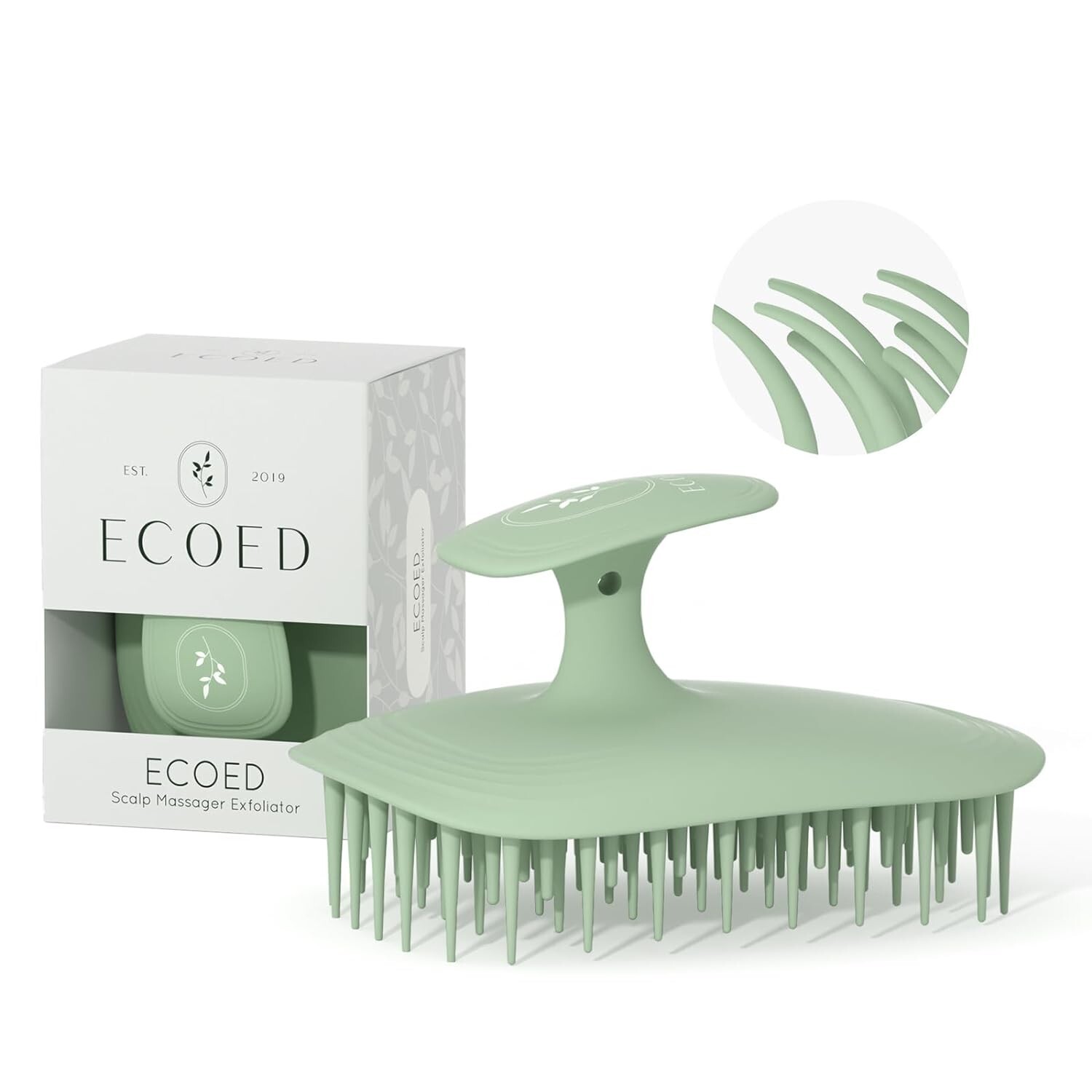 Ecoed Scalp Massager Shampoo Brush,Scalp Scrubber for Dandruff Removal Scalp NEW