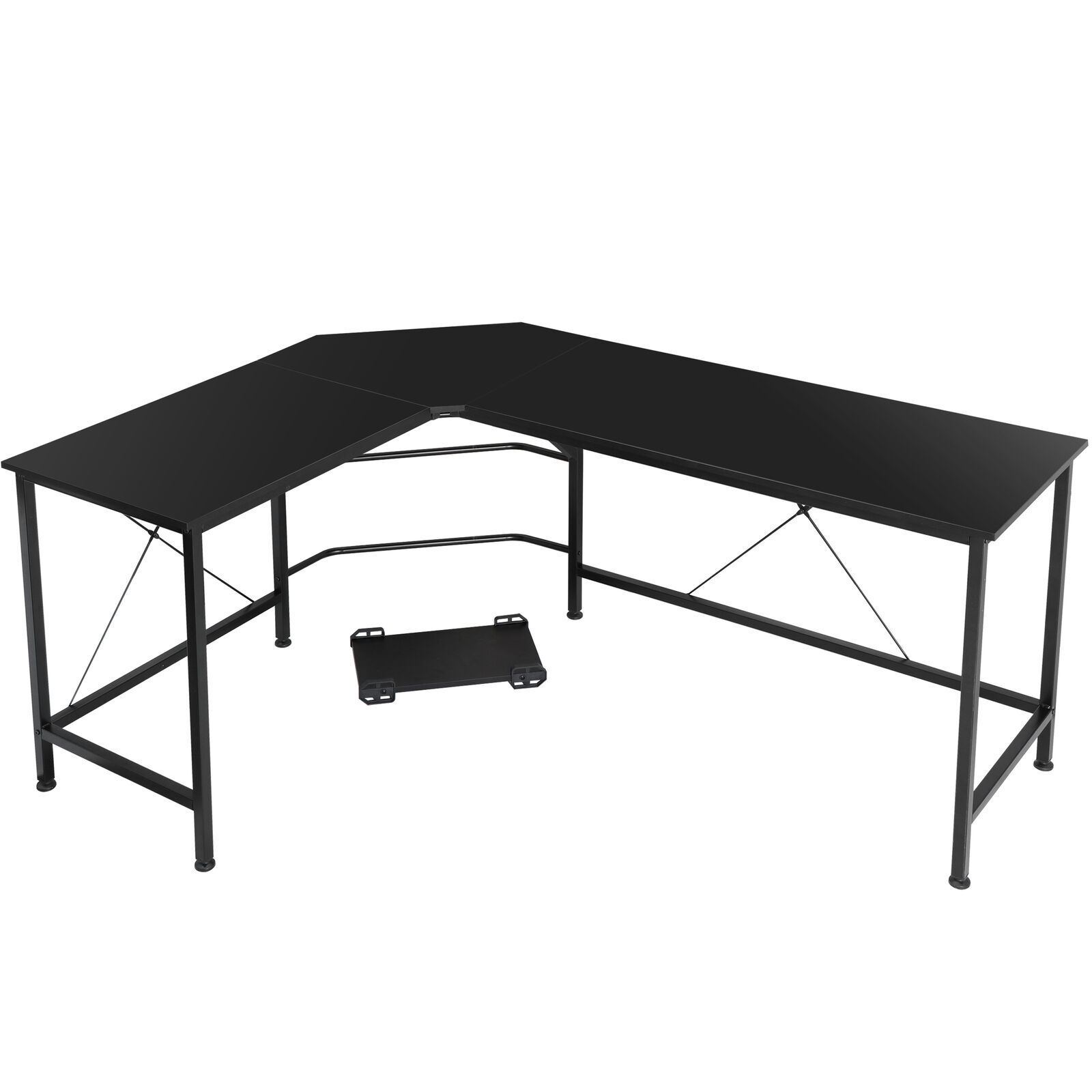 Computer L-Shaped Desk Gaming Laptop Table Corner Workstation Office Desk