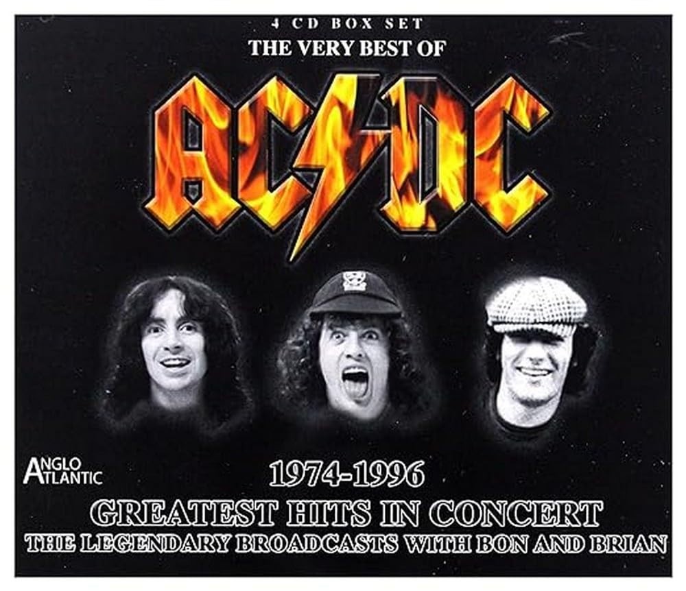 AC/DC – 1974-1996 Greatest Hits In Concert 4 CD Box Set - NEW