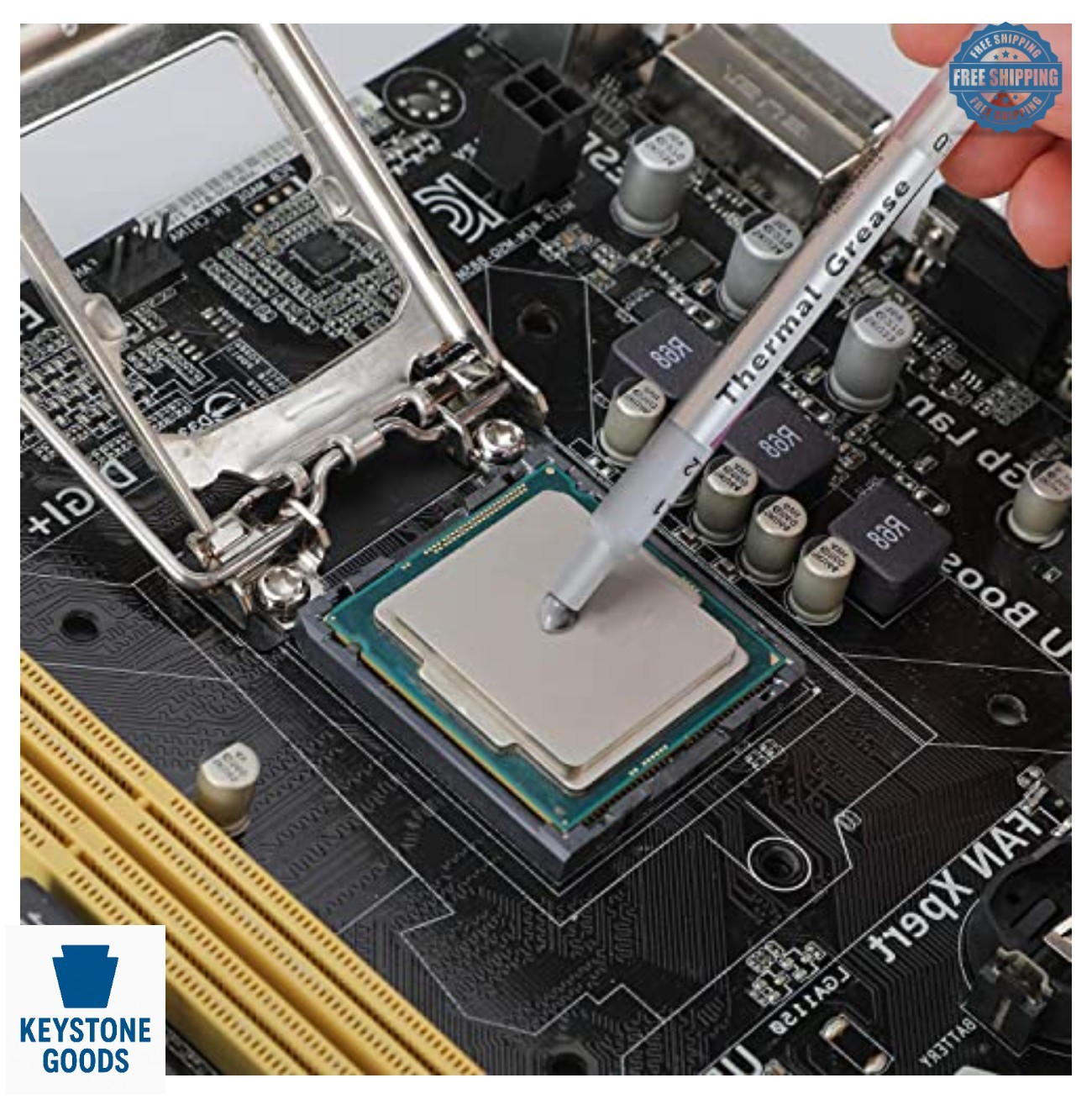 Thermal Paste CPU GPU 50 Pack 1 Gram Syringe Heat Sink Compound Non Conductive
