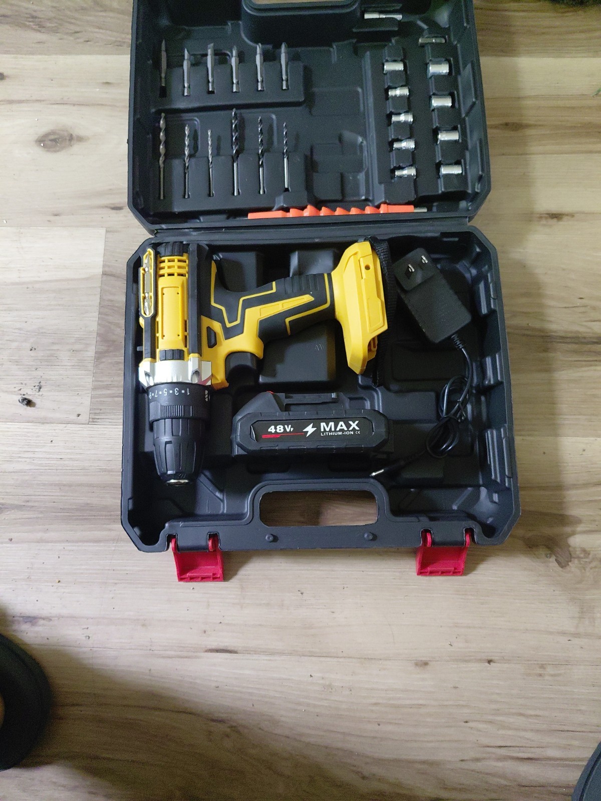 cordless drill and accessories 48v Max Lithium-ion Battery