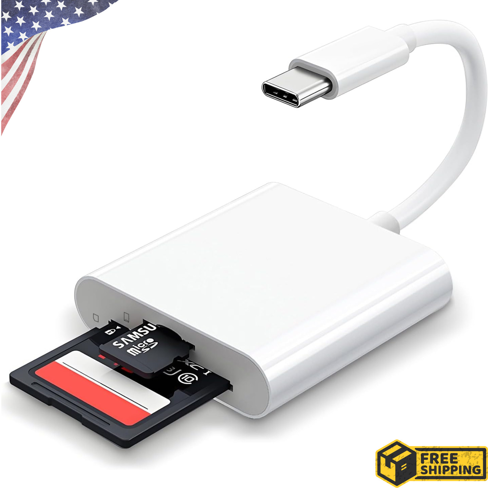 USB C SD Card Reader for Iphone 15 16/Ipad/Macbook/Mac,Type C Memory Trail Camer