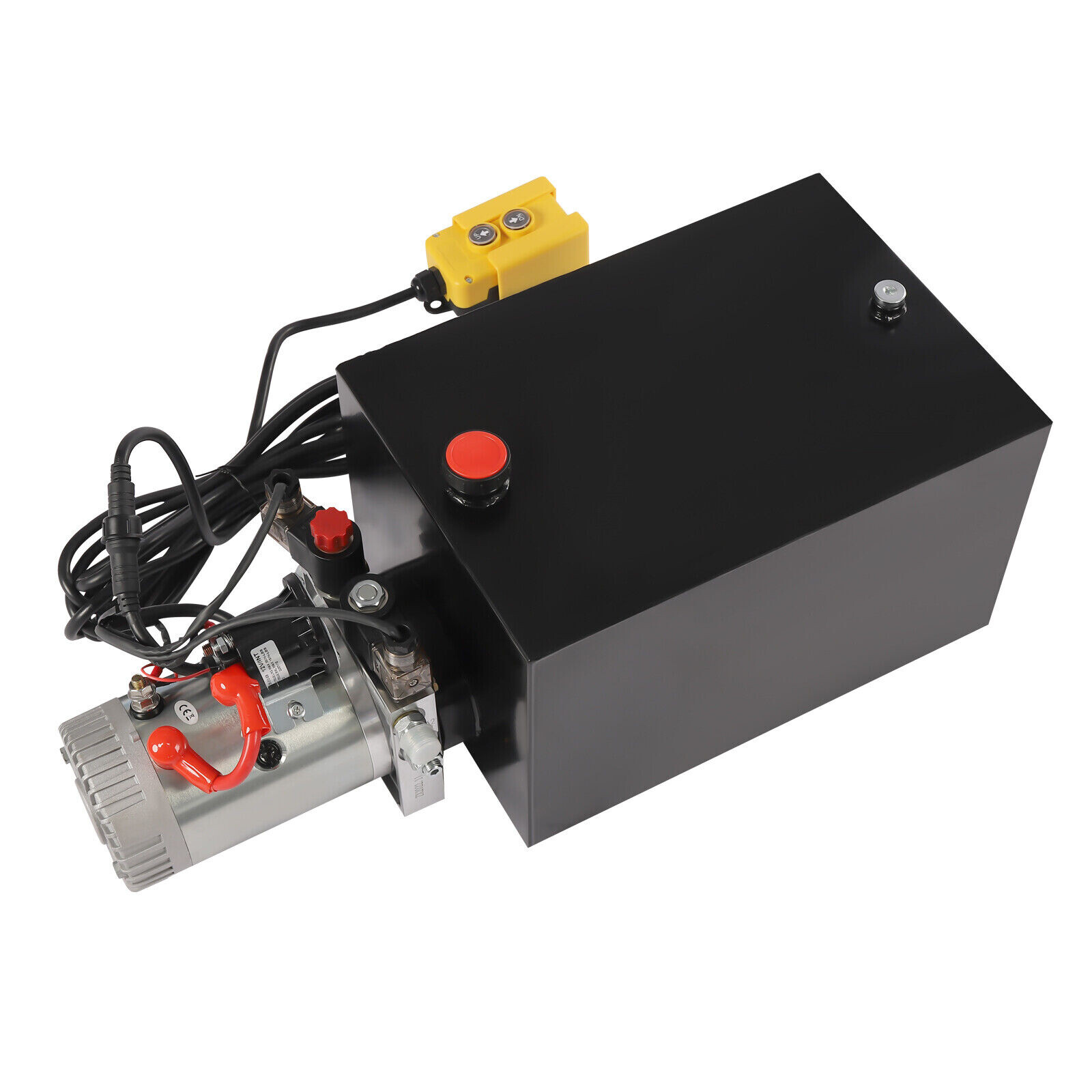 Hydraulic Pump 20 Quart Double Acting Dump Trailer Pump Power Unit DC 12V