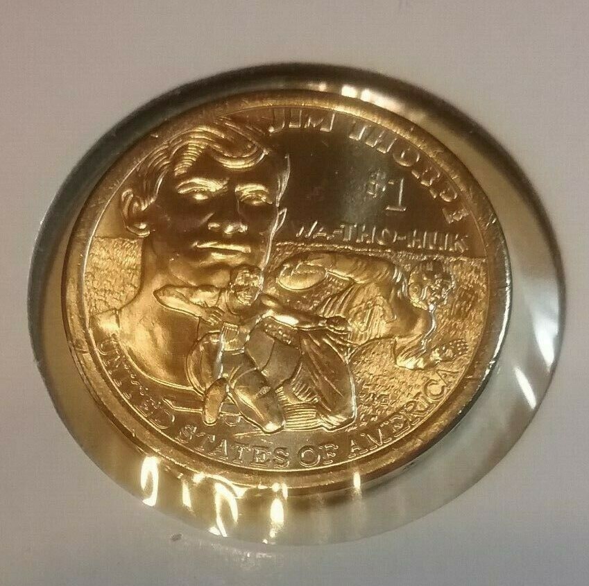 2018 Native American Sacagawea P Dollar - BU - Uncirculated - Jim Thorpe