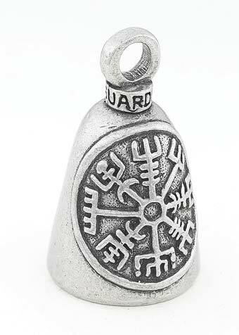 Vegvisir Symbol GUARDIAN BELL w/ 2 Legend Cards Good Luck & Motorcycle