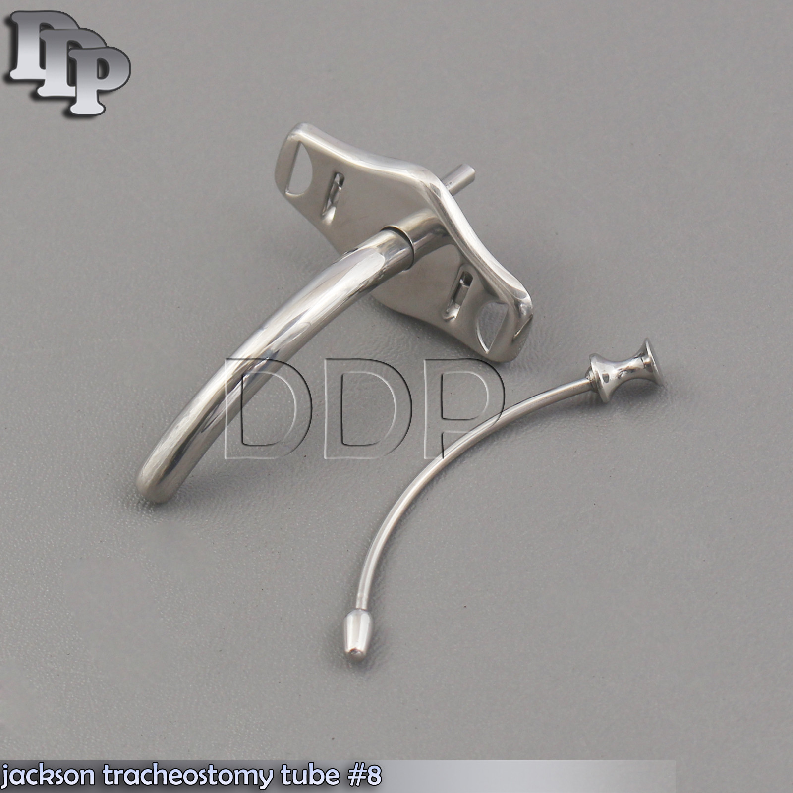chevaliar jackson tracheostomy tube #8 Tracheotomy Metal ENT surgical Instrument