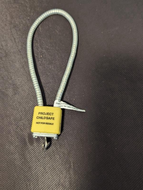 Firearm Gun Lock Cable Project Childsafe With Key Cable Lock