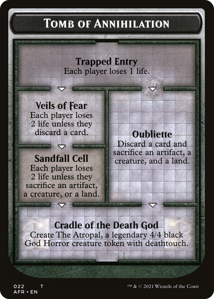 THE ATROPAL TOKEN // TOMB OF ANNIHILATION x4 mtg Forgotten Realms