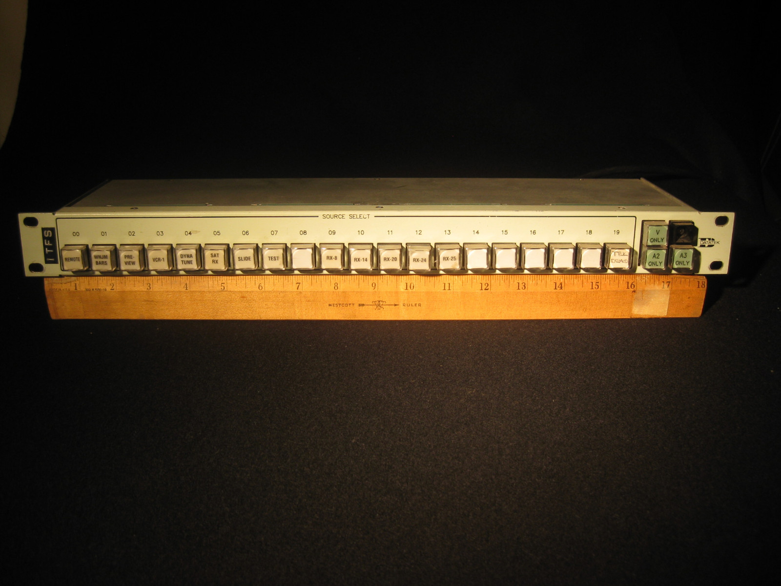 Datatek D2460-20 Routing Switcher Remote Rack Mount Panel