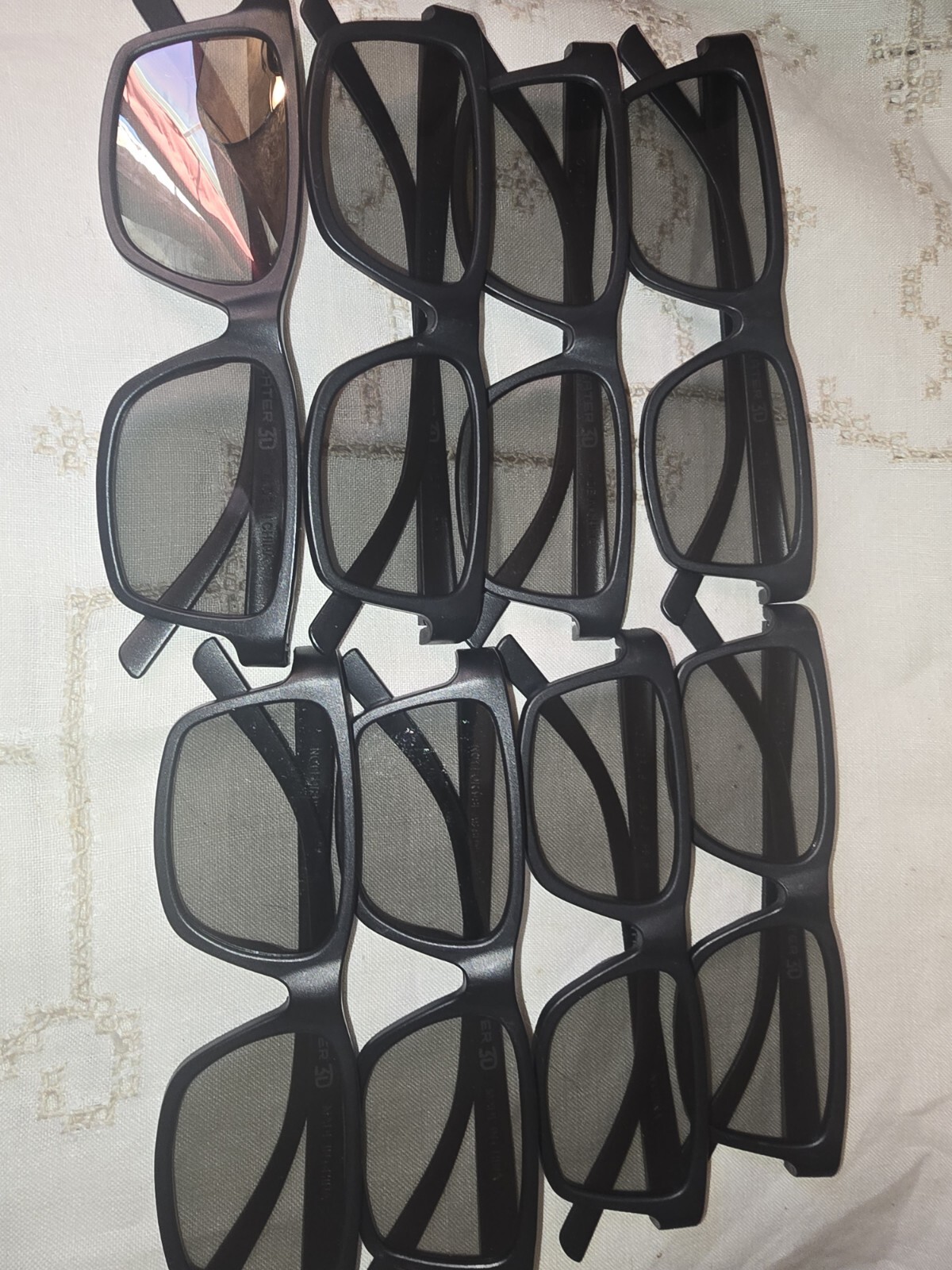 Vizio Theater 3D Glasses 8ct Black