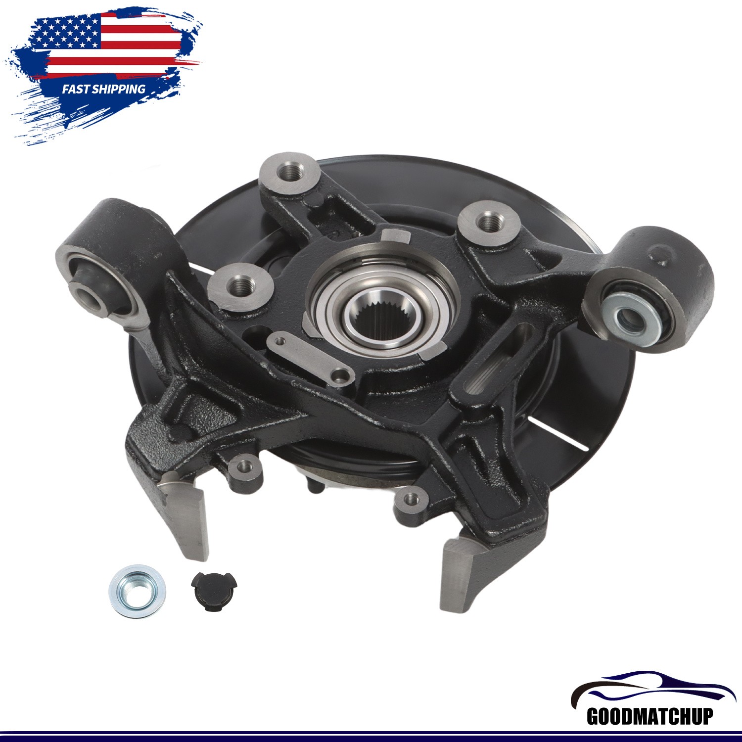 Rear Right Steering Knuckle Hub Bearing Assembly for Ford Explorer Mountaineer