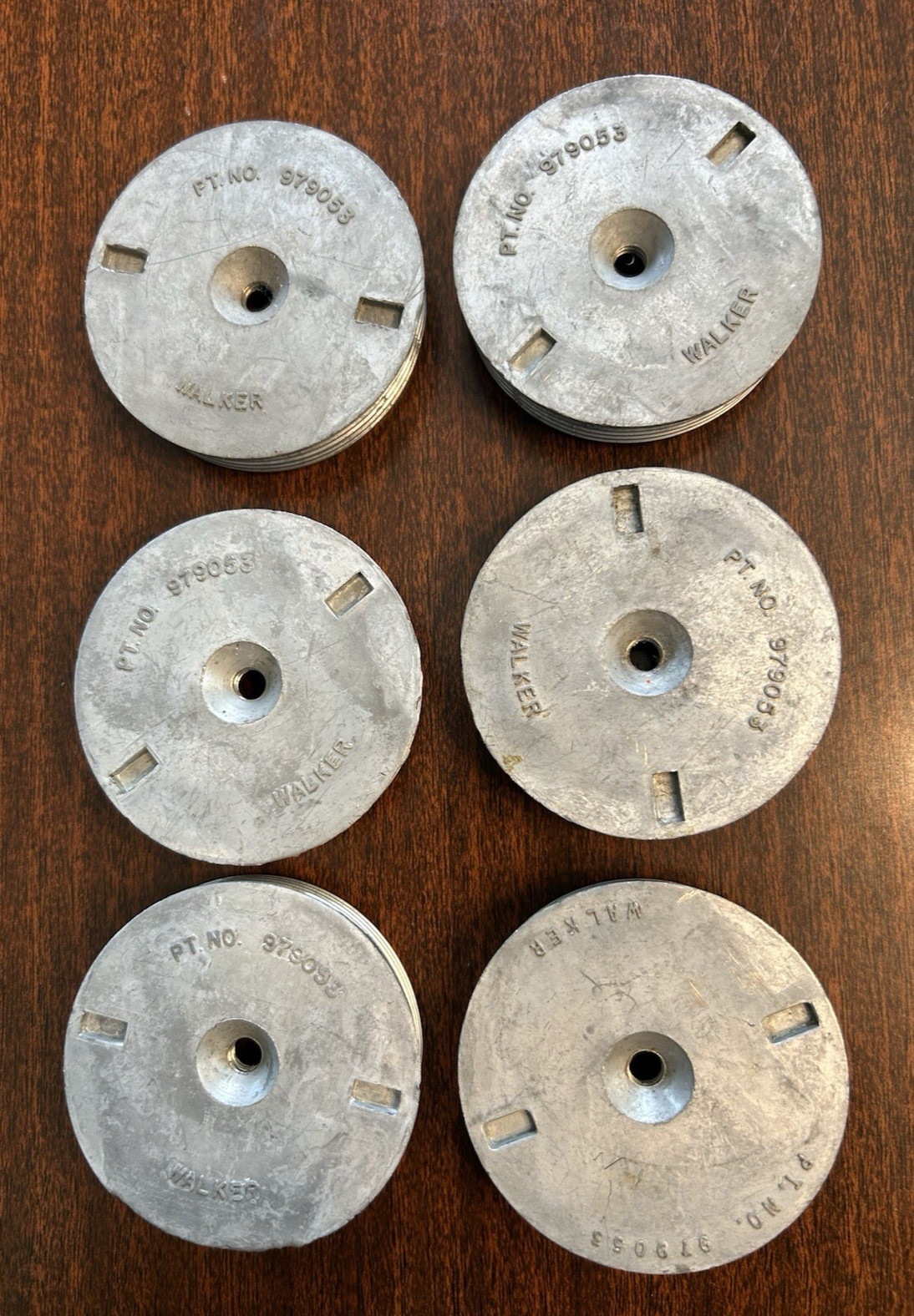 Walker 1043B Blanking Plate  #979053 (No caps or screws) Lot of 6, NEW