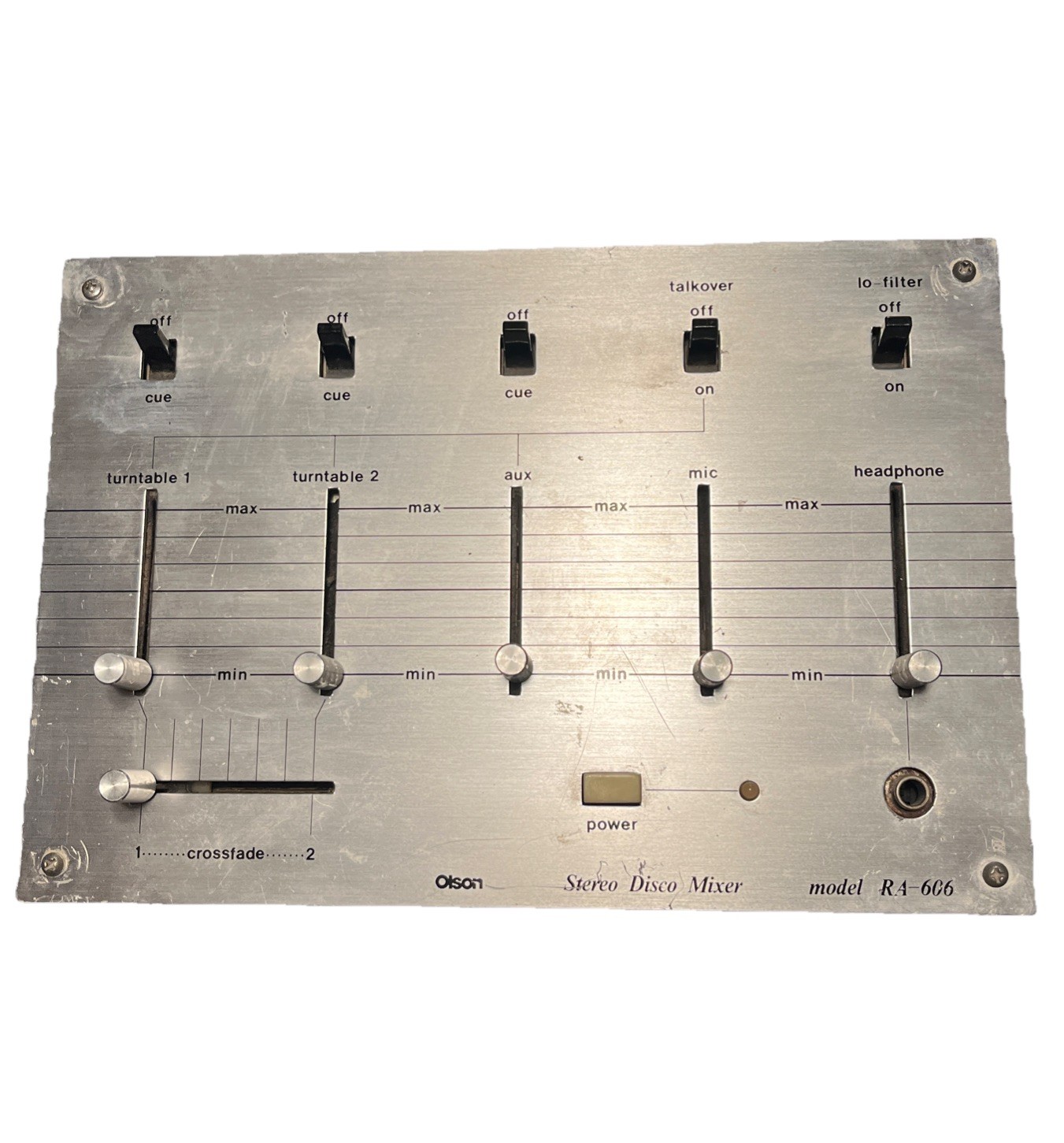Vintage Olson RA-606 Stereo Disco Mixer