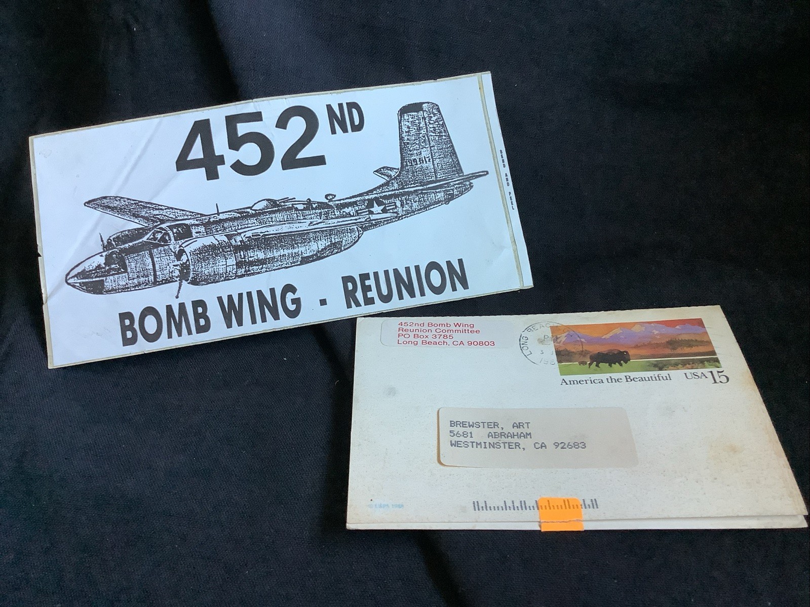452nd Bomb Wing - Reunion - Invitation & Bumper Sticker