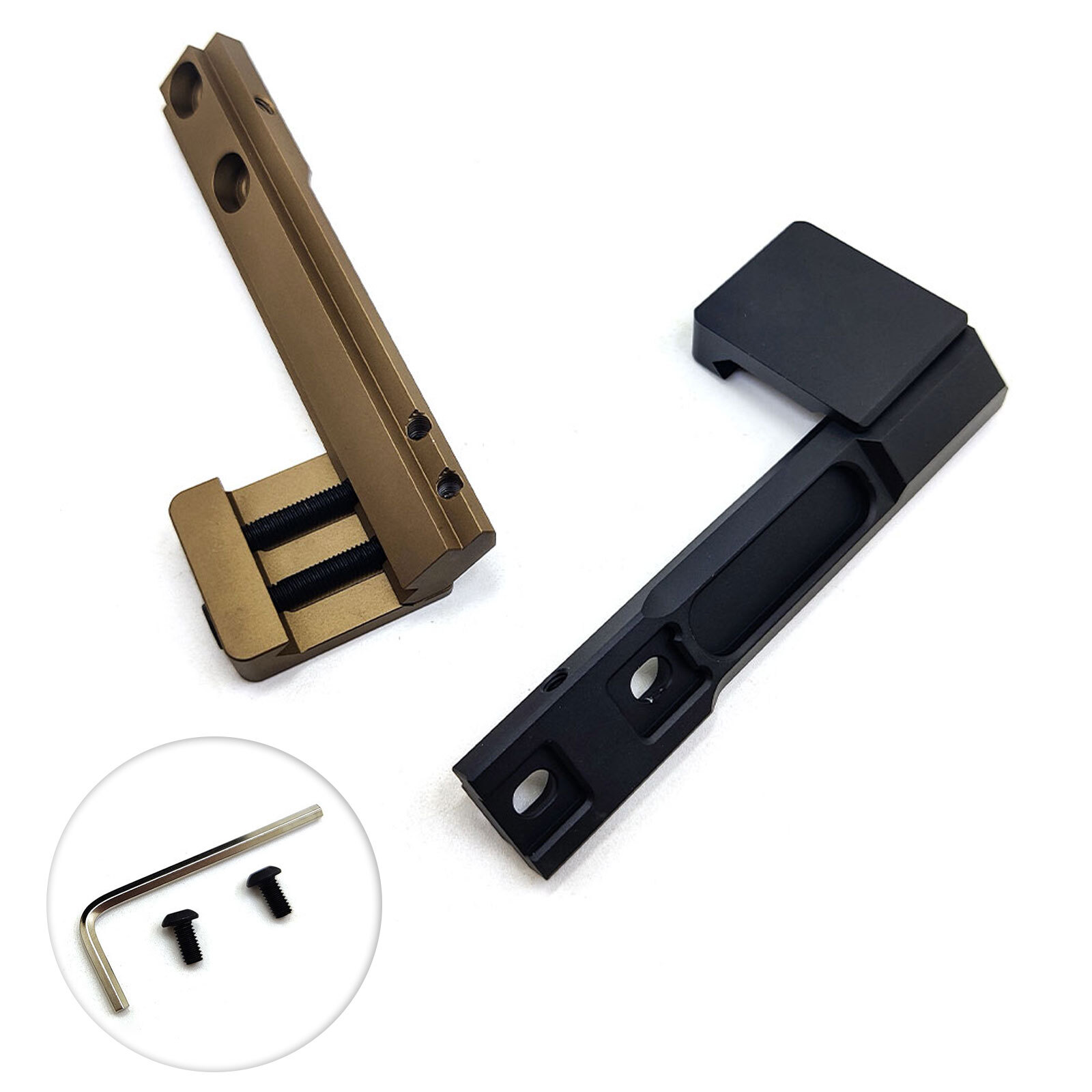 Tactical Light Offset Mount for M300 M600 Flashlight Picatinny Rail Mounted Base