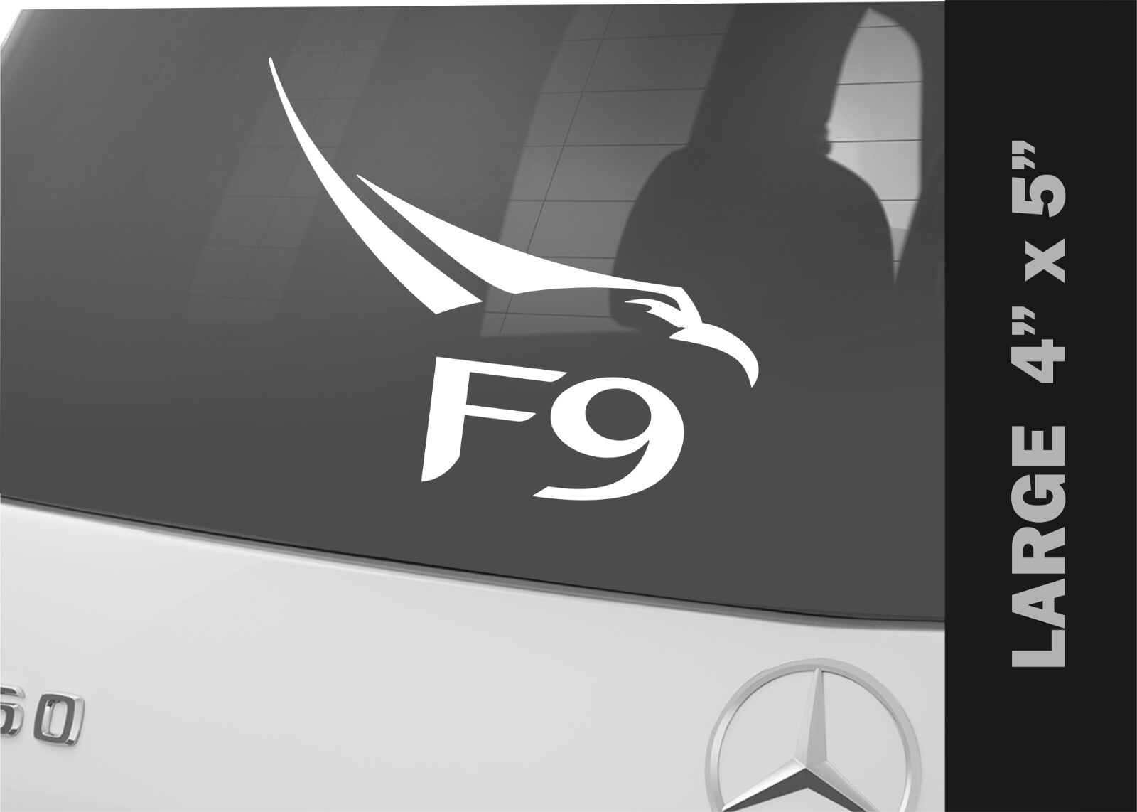 Falcon 9 Decal Bumper Sticker