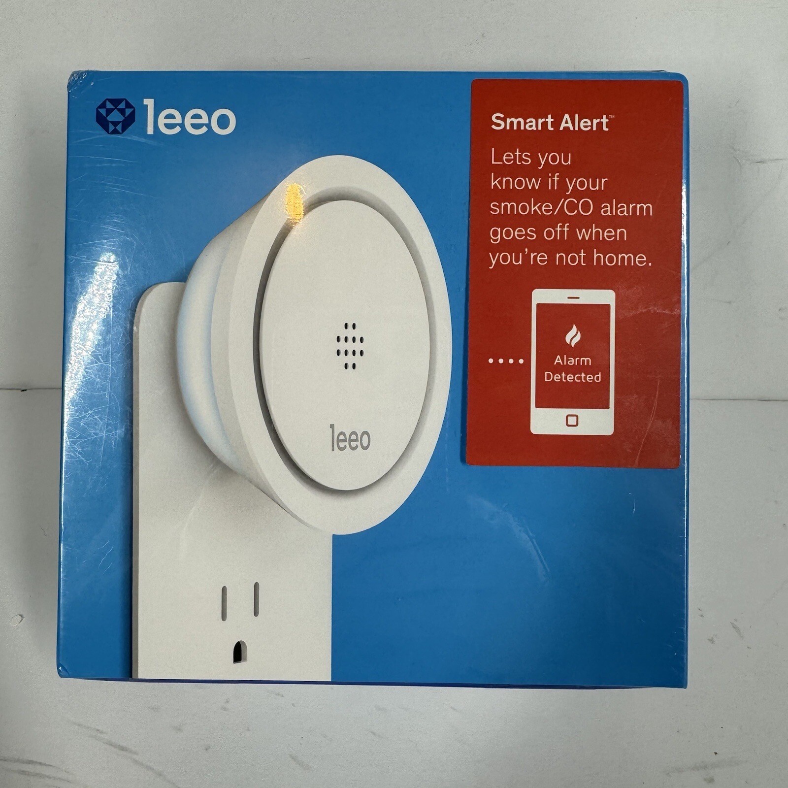 LEEO Smart Alert Nightlight Smoke / Carbon Monoxide Remote Monitor