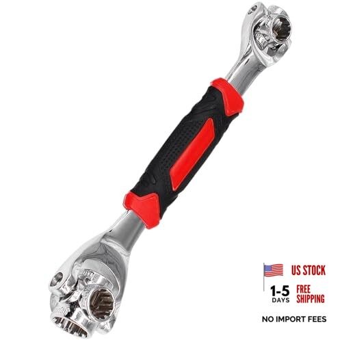 52 in 1 Socket Wrench Stainless Steel Multifunctional Wrench Tool with 360°