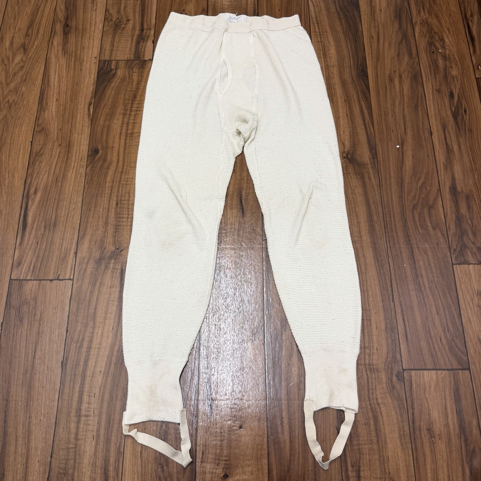 Vtg US Military CWU-43P Flyers Anti Exposure Insulated Drawers Long Johns Sz L