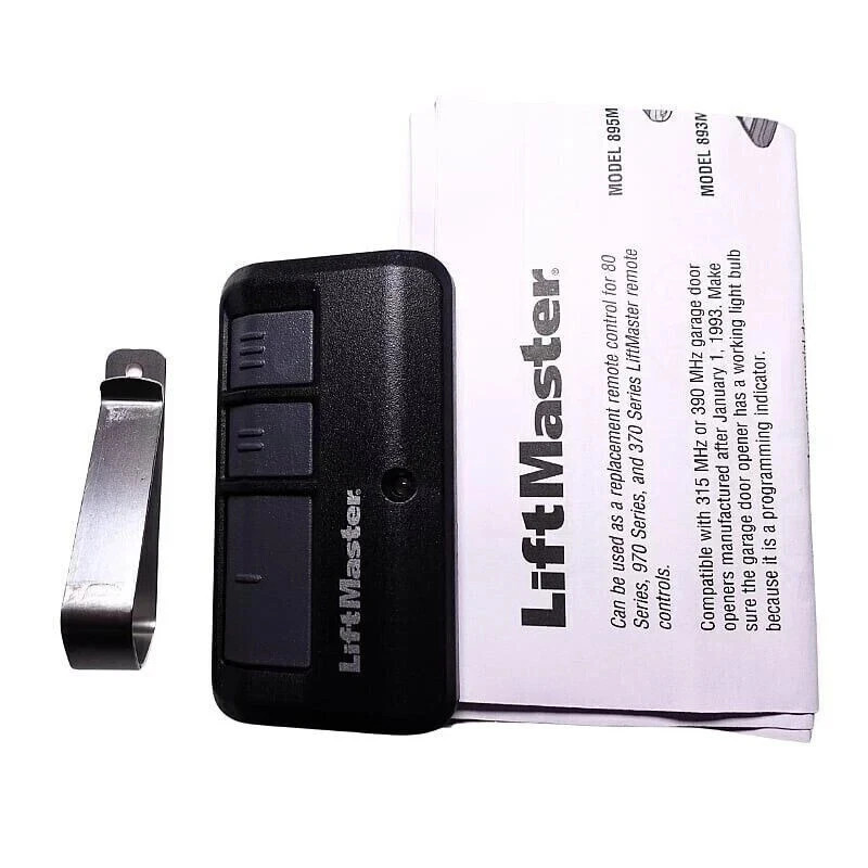 893MAX 3 Button LiftMaster Visor Remote Control Garage Door Opener PACK # 25