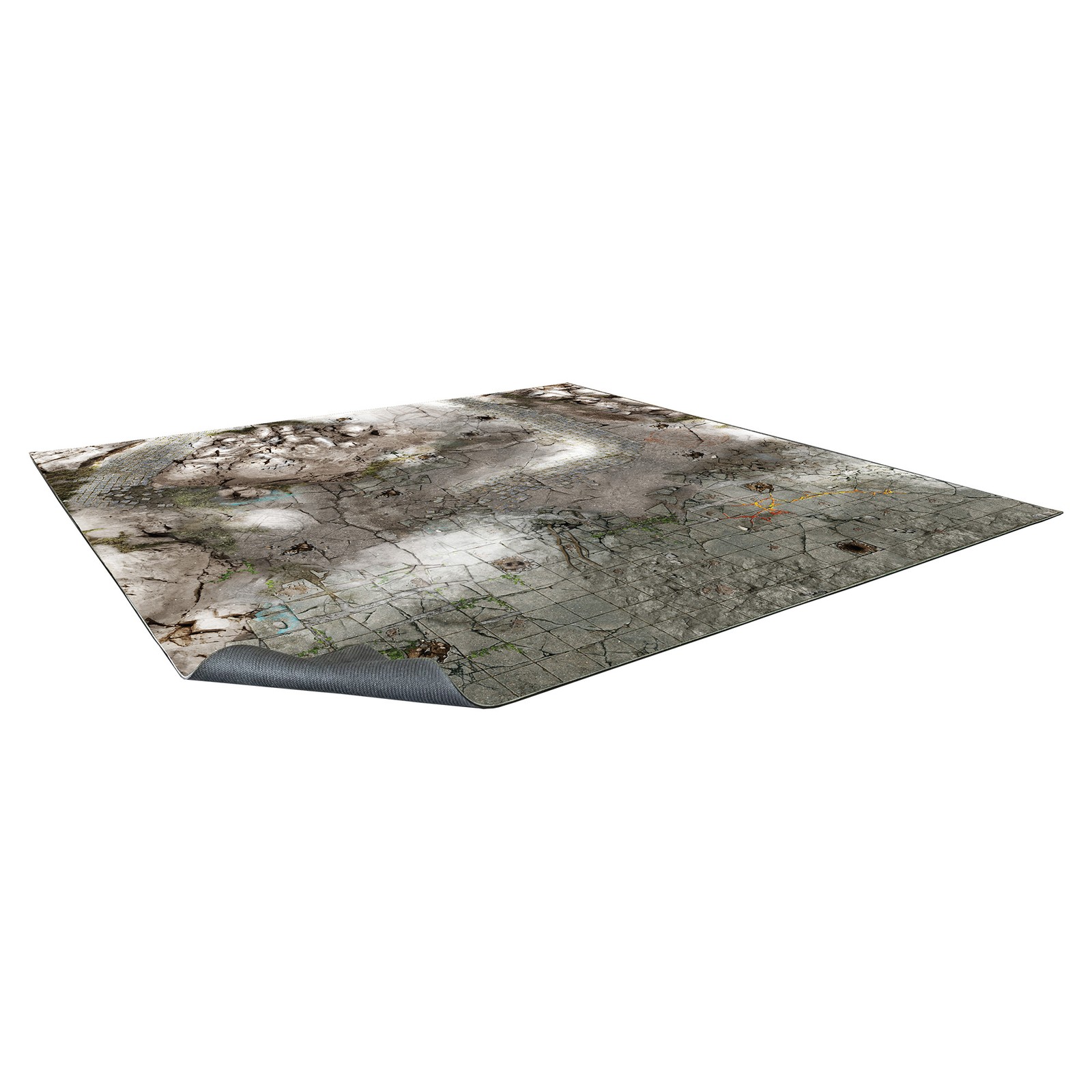 Frosty Crags Gaming Mat 2x2 w/ Grid Battle Systems Terrain D&D DND Playmat YHP