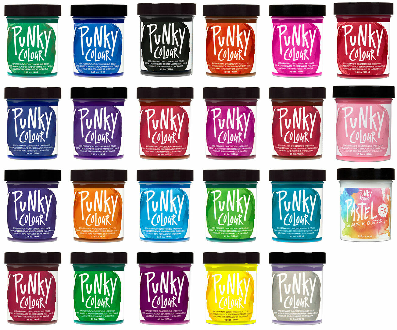 Jerome Russell Punky Colour Semi-Permanent Hair Color (20 Colors Available)