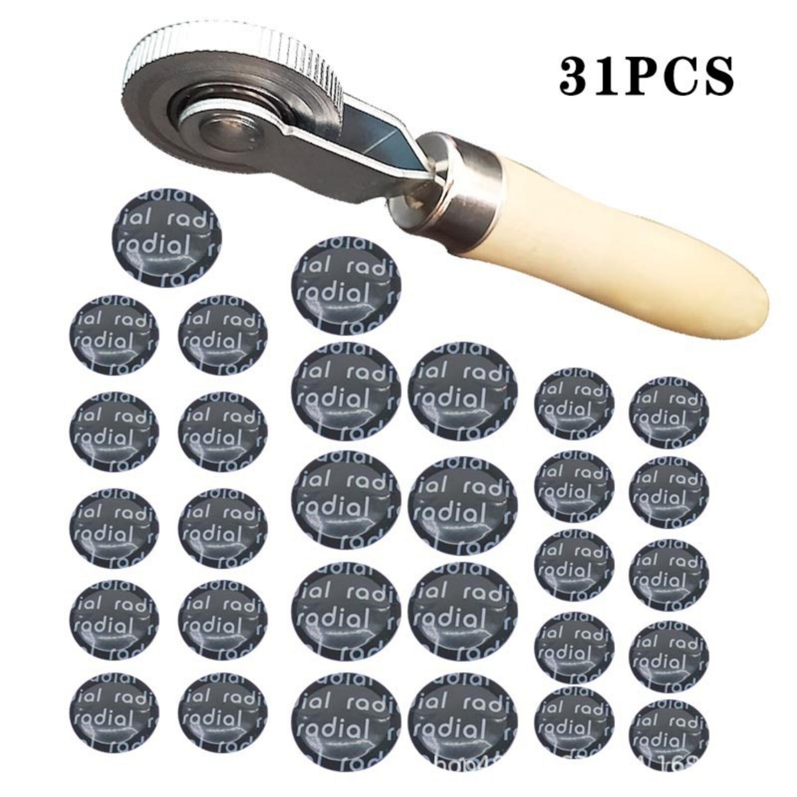 Universal Tire Repair Rubber Patch Glues Tool Tyre Patching Repair with Roller