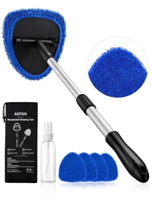 2" Extra-Long Windshield Cleaner Tool, Car Interior Detailing 21 in 1 Blue