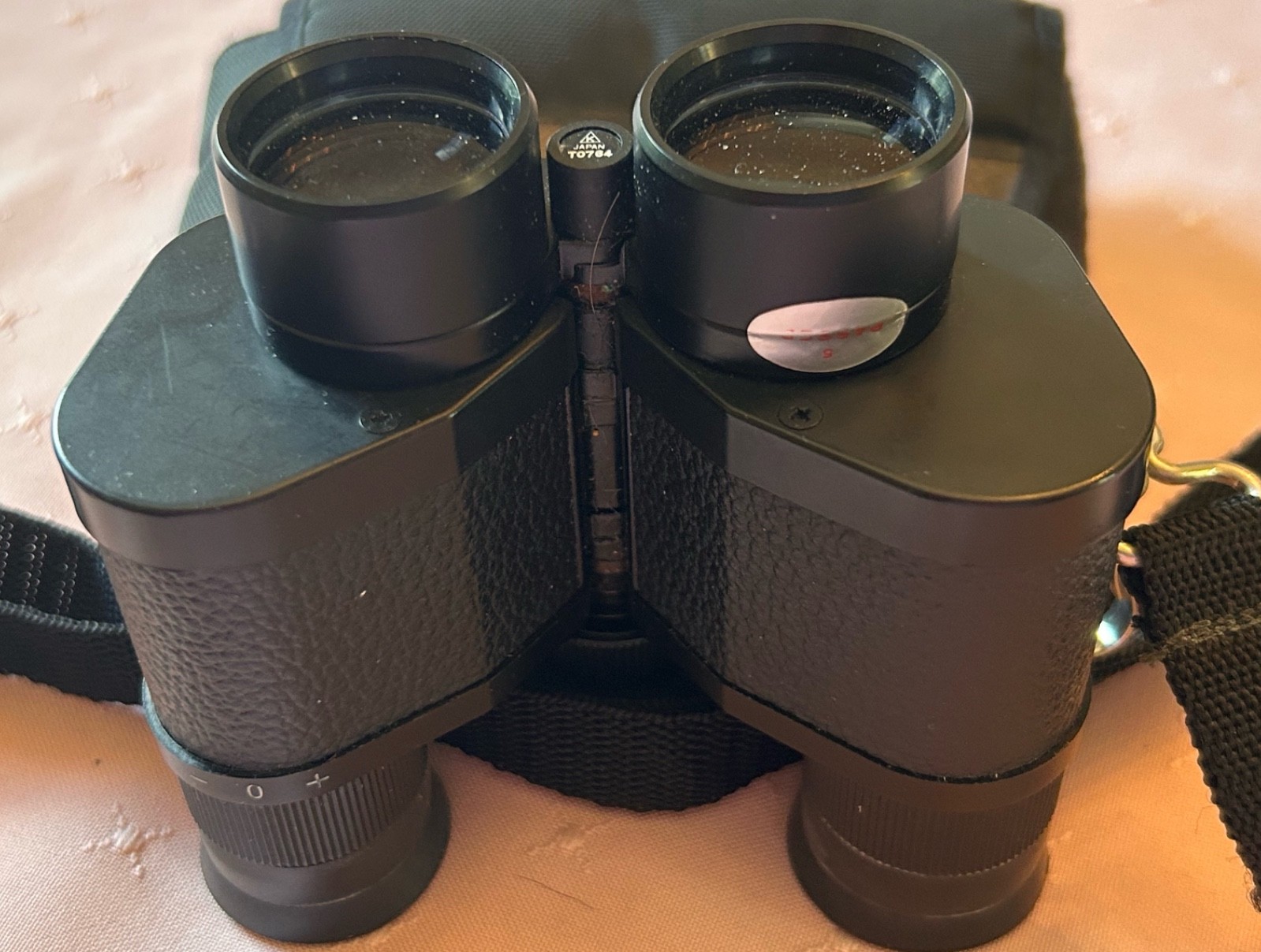 Bushnell Ensign 7x25 vintage lightweight binoculars with soft case and strap