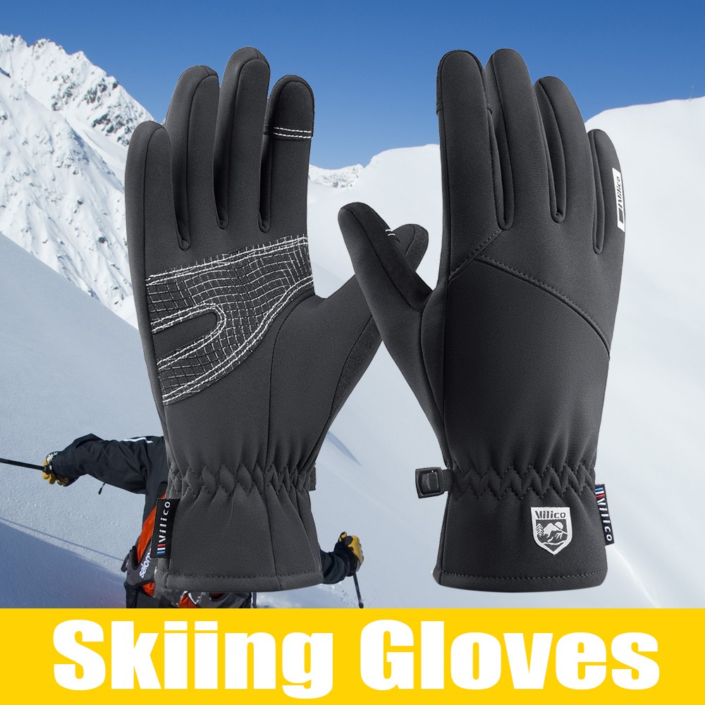 Mens Women Winter Thermal Warm Waterproof Ski Snowboarding Driving Work Gloves
