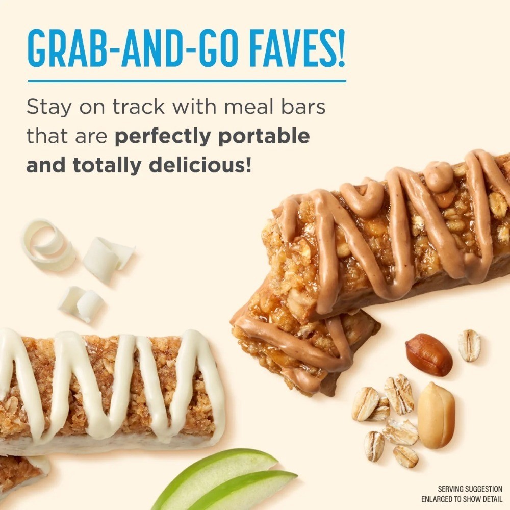 Weight Loss Snack Bars Variety Pack - 15 Count On The Go Energy Bars