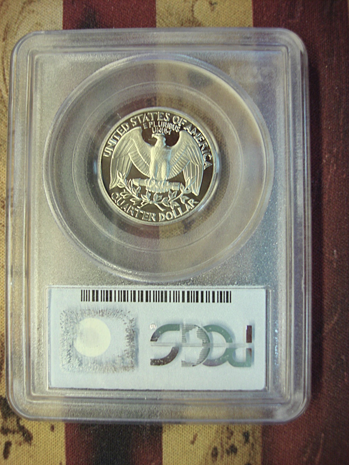 3 DIFF. DATE PROOF WASHINGTON QUARTERS 1987 - 1989 - PCGS PR69DCAM - ALL NICE!