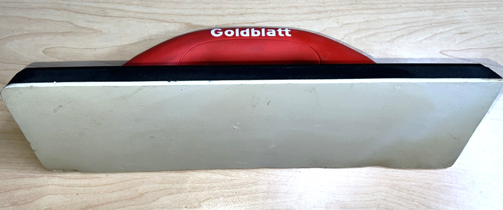 Goldblatt 12-inch by 4-inch Margin Float Gum Rubber Grout Float with Handle Red