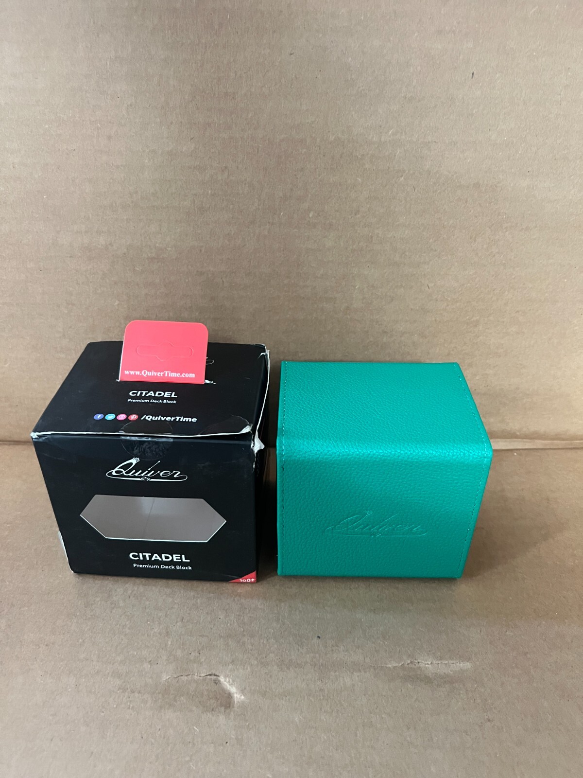 Quiver Time Green Citadel Deck Block - 100+ Commander MTG Deck Box for Cards ...
