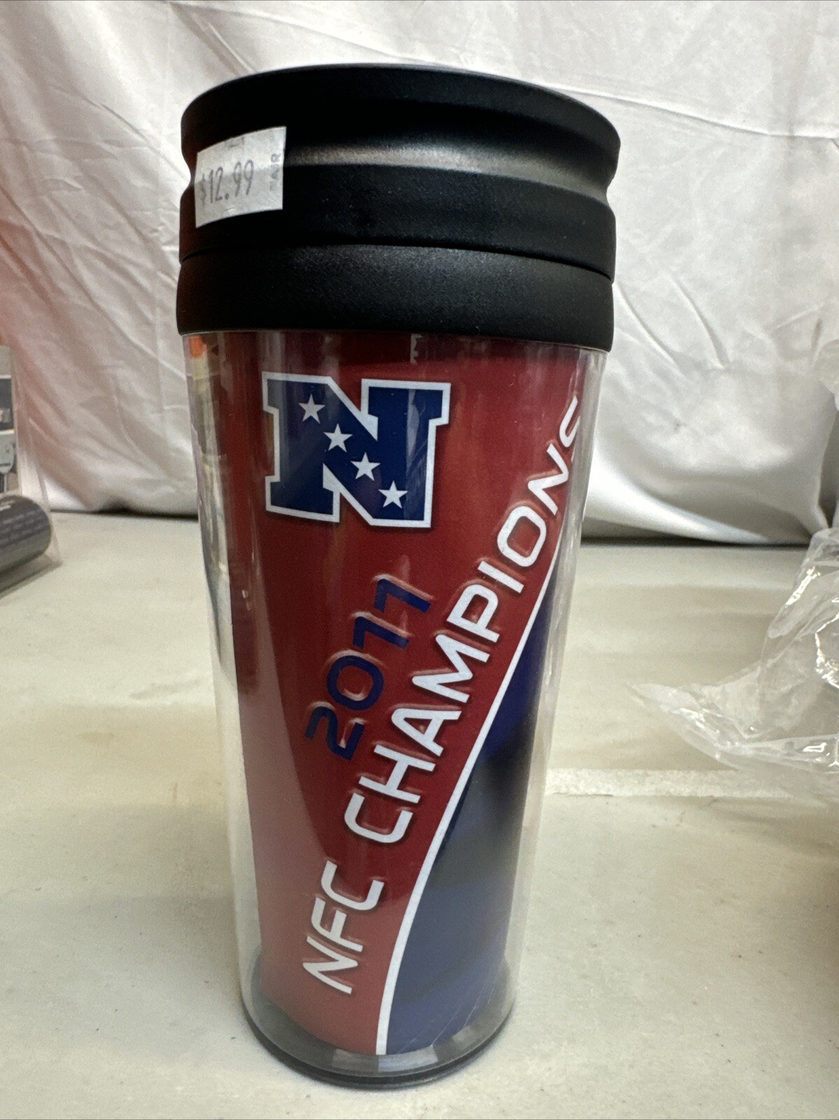New York Giants 2011 NFC Champions Full Wrap Travel Tumbler BRAND NEW Cup Mug