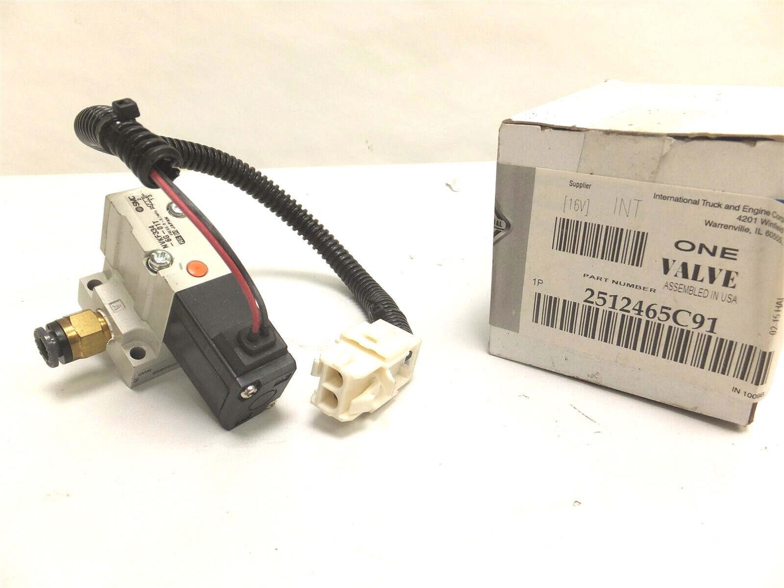 2512465C91 NEW OEM INTERNATIONAL ENTRANCE DOOR DUMP VALVE KIT BENDIX K073136