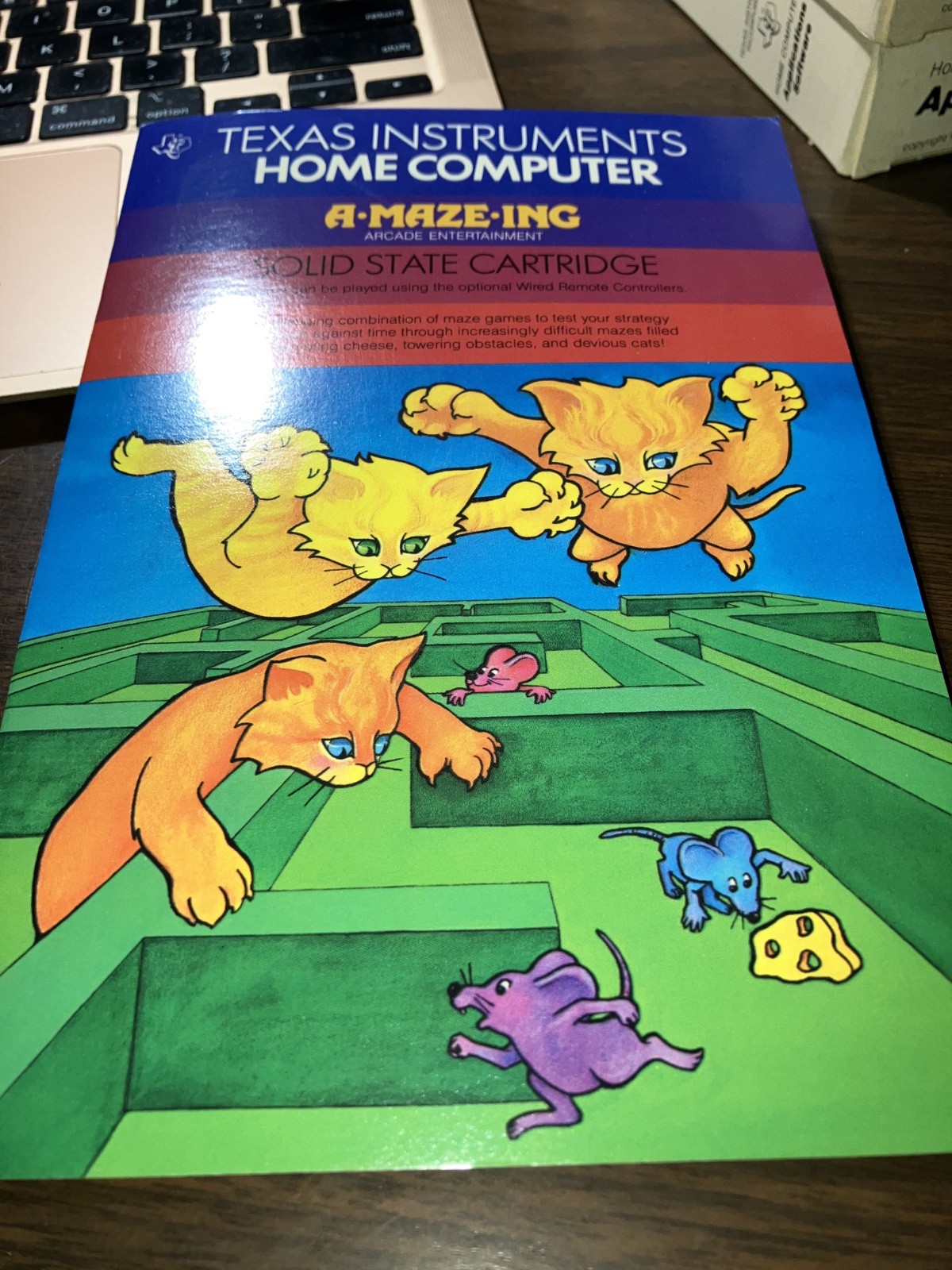 Texas Instruments Home Computer A-Maze-ing Applications Software