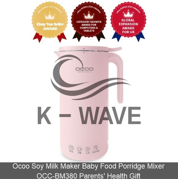 OCOO / Visible soy milk maker heat-resistant glass lid OCC-BM380 for 1-2 people